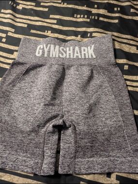 Gymshark High-Waist Purple Heather Workout Shorts
